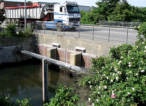 lukket sluse