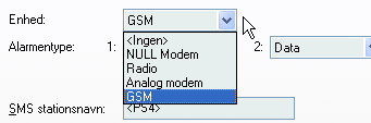 sms alarmering enhed